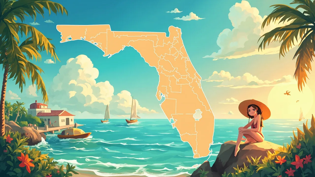 Florida word search artwork