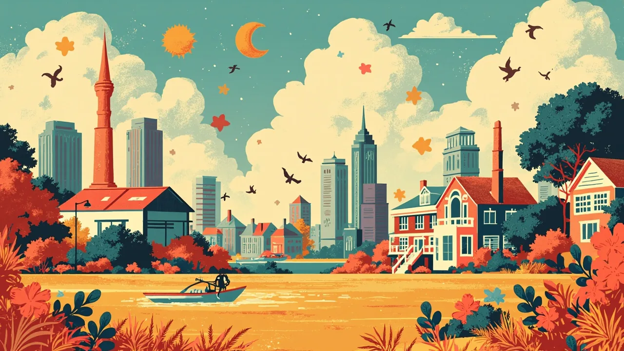 Illinois word search — AI-generated theme artwork