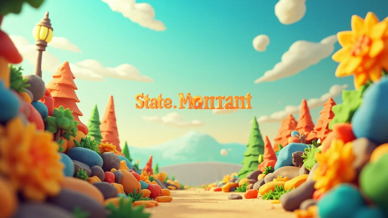 Montana word search — AI-generated theme artwork
