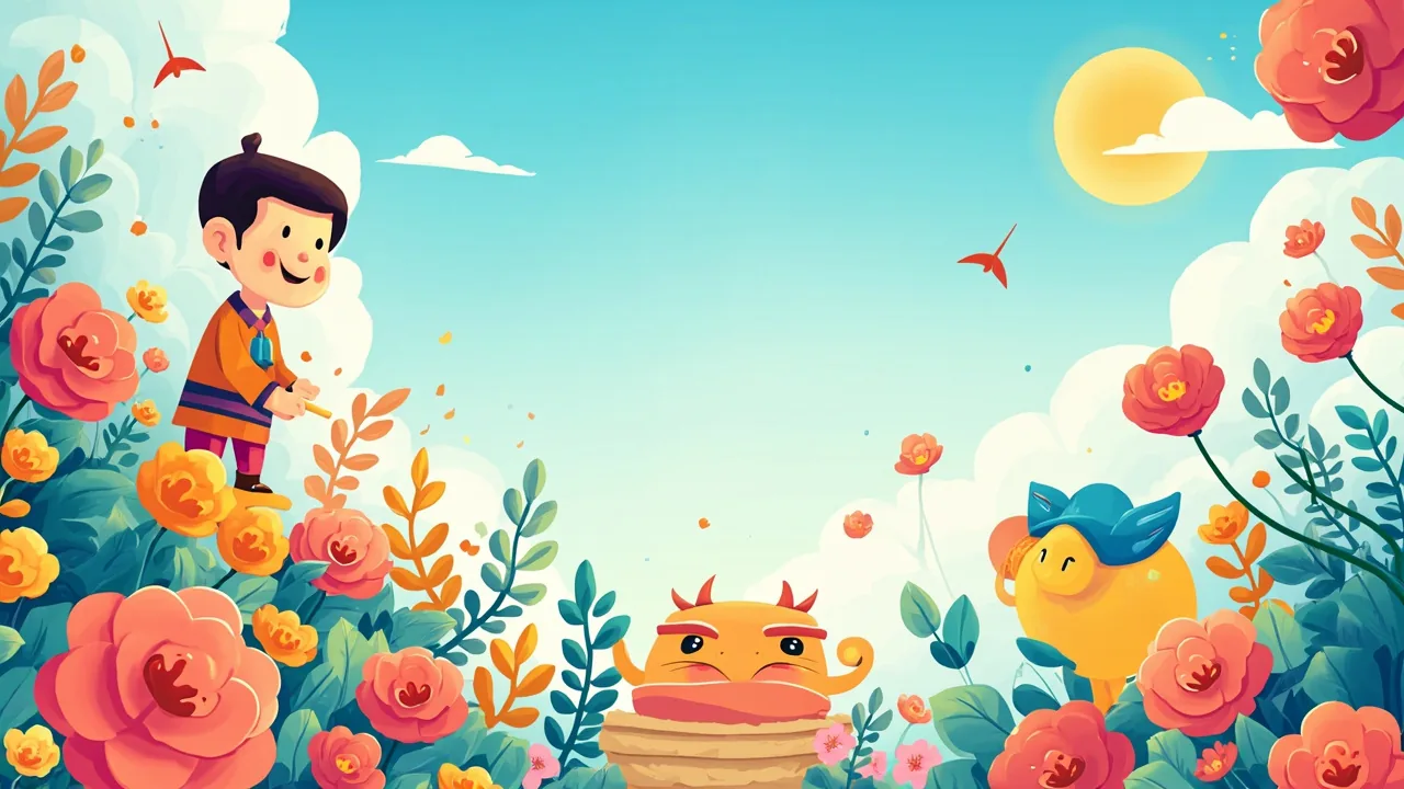 Vietnamese word search — AI-generated theme artwork