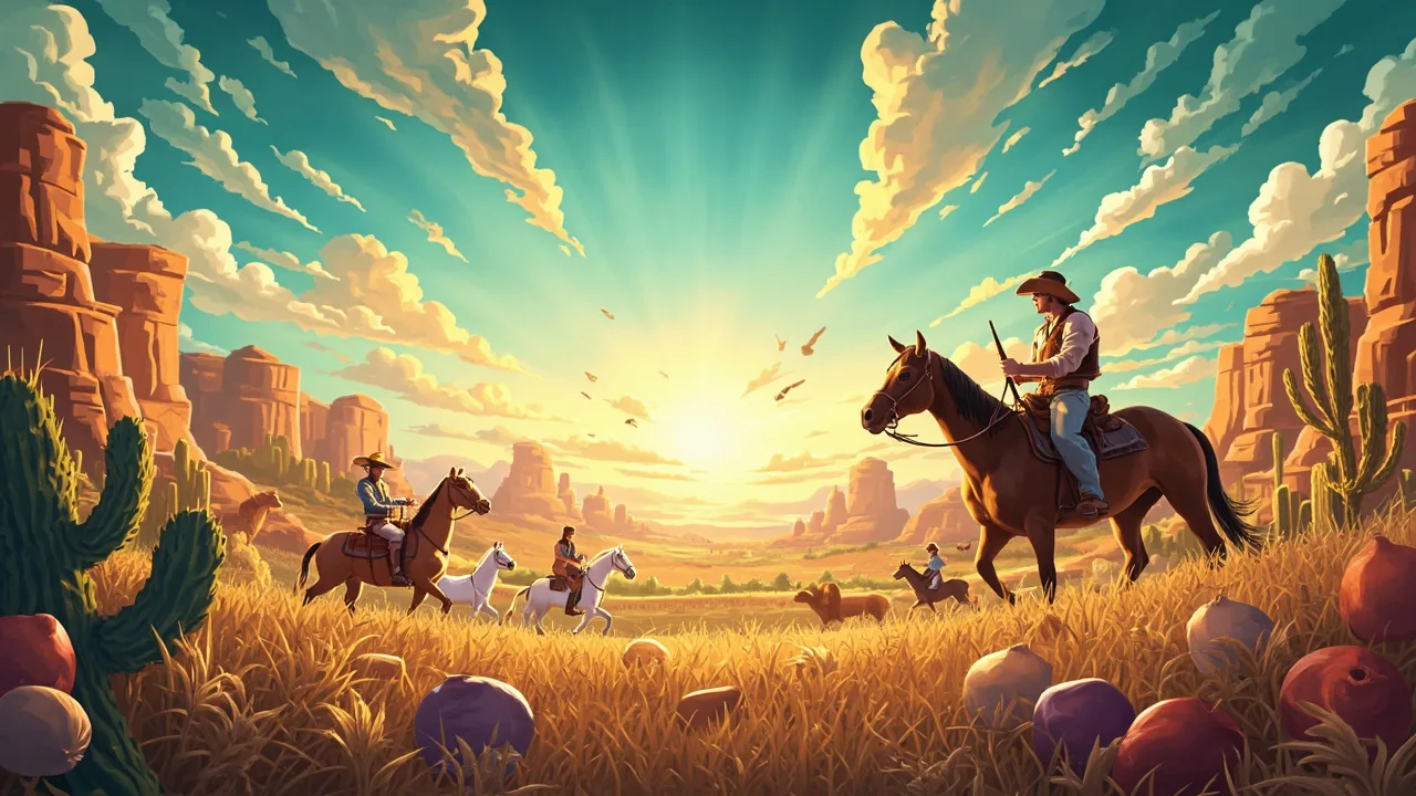 Illustrated Ontario scene — the artwork behind this city's word search puzzle